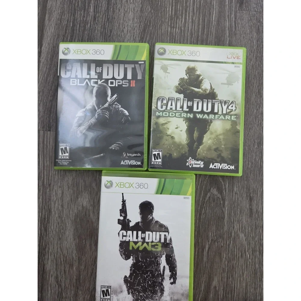 Call Of Duty Xbox 360 Games (Lot of 3)